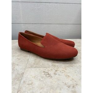 Gentle Souls by Kenneth Cole Women's Eugene 2 Perf Loafer Flat Size 8‎ Persimmon